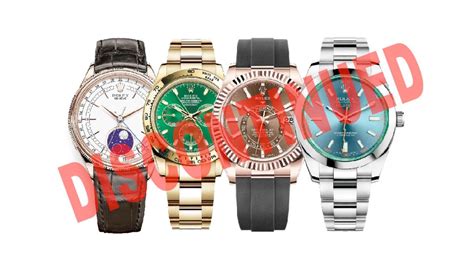 rolex discontinue 2023|rolex watches discontinued 2023.